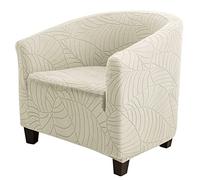 uyeoco Tub Chair Cover Slipcovers, Velvet Club Chair Slipcover High Stretch Armchair Covers Tub Chair Slipcover Sofa Chair Bucket Seat Cover Armchair Furniture Protector for Living Room (Color : #3)