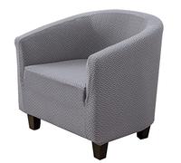 uyeoco Tub Chair Cover Slipcovers, Velvet Club Chair Slipcover High Stretch Armchair Covers Tub Chair Slipcover Sofa Chair Bucket Seat Cover Armchair Furniture Protector for Living Room (Color : #15)