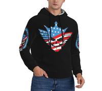 UYETSGDFG Cody Wrestler Rhodes Hoodie for Men - The American Nightmare Pullover Sweatshirt, WWE Superstar Fan Gift Casual Pullover Hooded X-Large