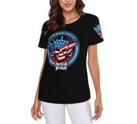 UYETSGDFG Cody Wrestler Rhodes Shirt Women's Short Sleeve T-Shirt, Comfortable Stylish AEW Fan Shirt for Everyday Wear and Fans Gift Large