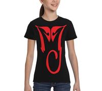 UYETSGDFG Michael King Jackson Youth T-Shirt - Clascal Round Neck Short Sleeve Tee, Pop Legend Star Graphic Shirt for Teens & Music Fans Gift Large