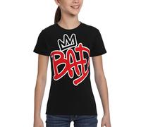 UYETSGDFG Michael King Jackson Youth T-Shirt - Clascal Round Neck Short Sleeve Tee, Pop Legend Star Graphic Shirt for Teens & Music Fans Gift Large