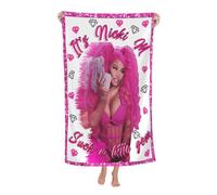 UYETSGDFG Nicki Rapper Singer Minaj Microfiber Bath Towel - Ultra Absorbent Soft Hip-Hop Print Beach & Shower Towel 80x130cm