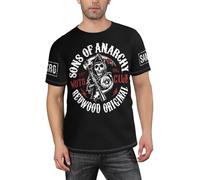 UYETSGDFG Sons%of The an*Archy Mens Shirt Novelty SOA Logo T-Shirt for Men - Classic TV Show Merch, Soft Short Sleeve Tee for Motorcycle and Biker Fans Gift XL
