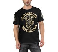UYETSGDFG Sons%of The an*Archy Mens Shirt Novelty SOA Logo T-Shirt for Men - Classic TV Show Merch, Soft Short Sleeve Tee for Motorcycle and Biker Fans Gift L