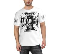 UYETSGDFG Sons%of The an*Archy Mens Shirt Novelty SOA Logo T-Shirt for Men - Classic TV Show Merch, Soft Short Sleeve Tee for Motorcycle and Biker Fans Gift 3XL