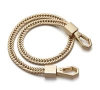 UYFRD 41CM Long Key Chains Wallet Belt Trousers Hipster Pant Jean Keychain Clip Anti-lost Rock Punk Keyring Jewelry For Men Car(Gold)