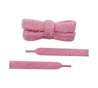 UYFRD 5Pairs Soft 15mm Big Fat Fluffy Fuzzy Laces Wide Flat Plush Towel Shoelaces Design Perfect For Women Casual Sneakers Match(3974 Dark pink,180 cm)