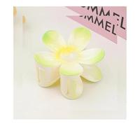 UYFRD 7CM Sweet Flower Hair Claw Clips Frosted Solid Color Women Girls Hair Clip Hairpin Shark Clip Ponytail Clips Hair Accessories(Green02)