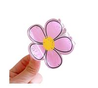 UYFRD China Fashion New Style Casual Big Small Beautiful Flowers Hair Claw Clips Accessories For Women Girls Acrylic Hairpins Headdre(Small-01)