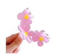 UYFRD China Fashion New Style Casual Big Small Beautiful Flowers Hair Claw Clips Accessories For Women Girls Acrylic Hairpins Headdre(Big-01)