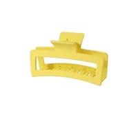 UYFRD Fashion 13CM Oversized Solid Square Frosted Hair Shark Clip Headdress Hair Accessories Suitable For Women Girls Thick Hair(Yellow)