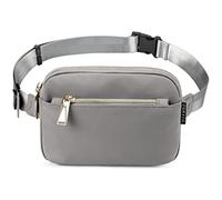 UYFRD Fashion Summer Unisex Lightweight Waterproof Crossbody Bag Trendy Belt Purse Chest Waist Hip Bumbag for Outdoor Shopping Travel(Gray)