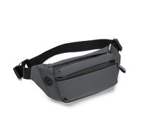 UYFRD Outdoor Waist Bag Men Waist Bum Bag Running Jogging Belt Pouch Zip Fanny Pack Mobile Phone Bag Travel Oxford Cloth Chest Bag(Grey)