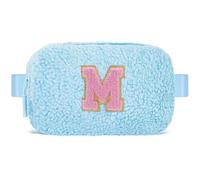 Uygafly Cute Belt Bag with Initials, Blue, M