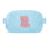Uygafly Cute Belt Bag with Initials, Blue, R
