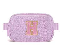 Uygafly Cute Belt Bag with Initials, Lavender, H