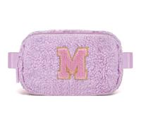 Uygafly Cute Belt Bag with Initials, Lavender, M