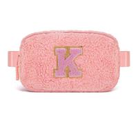 Uygafly Cute Belt Bag with Initials, Peach, K