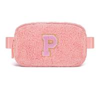 Uygafly Cute Belt Bag with Initials, Peach, P