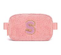 Uygafly Cute Belt Bag with Initials, Peach, S