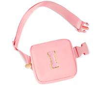 Uygafly Mini Fanny Pack for Little Girls,Gifts for Girl, Peach, 6.1 x 6.1 x 1.38 inches, I