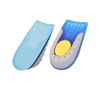 UYGTHI Shoe Inserts Gel Heel Cushion Cup for Achilles Tendonitis, Plantar Fasciitis, Heel Pain & Heel Spur Relief, 0.6" Height Heel Lift Support for Women (4.5-7.5) & Men (4-6) - 1 Pair