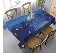 UYHhgqw 35x55in Table Cloth Rectangle Table Cover For Any Occasion, Soft Peach Skin Fabric Tablecloths Ullambana Festival