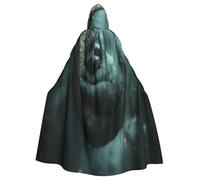 UYHhgqw A Sleeping Sloth Halloween Witch Costume - Men'S And Women'S Hooded Cloak - Horror Horror Halloween Costume - Cosplay Costume