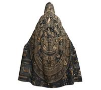UYHhgqw Ancient Compass Halloween Witch Costume - Men'S And Women'S Hooded Cloak - Horror Horror Halloween Costume - Cosplay Costume
