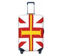 Uyhhgqw Flag of Guernsey Islands Durable Luggage Cover Suitcase Protector Anti-Scratch Luggage Cover Fits 18-32inch Luggage