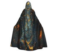 UYHhgqw Giant Object Crack Halloween Witch Costume - Men'S And Women'S Hooded Cloak - Horror Horror Halloween Costume - Cosplay Costume