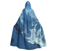 UYHhgqw Snow Mountain Halloween Witch Costume - Men'S And Women'S Hooded Cloak - Horror Horror Halloween Costume - Cosplay Costume