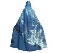 UYHhgqw Snow Mountain Halloween Witch Costume - Men'S And Women'S Hooded Cloak - Horror Horror Halloween Costume - Cosplay Costume