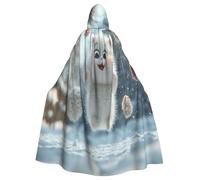 UYHhgqw The Cat In The Snow Halloween Witch Costume - Men'S And Women'S Hooded Cloak - Horror Horror Halloween Costume - Cosplay Costume