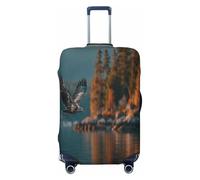UYHhgqw The Eagle On The Lake Durable Luggage Cover Suitcase Protector Anti-Scratch Luggage Cover Fits 18-32inch Luggage
