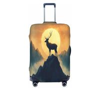 UYHhgqw The Giant Deer On The Mountaintop Durable Luggage Cover Suitcase Protector Anti-Scratch Luggage Cover Fits 18-32inch Luggage