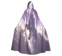 UYHhgqw The Leaping White Horse Halloween Witch Costume - Men'S And Women'S Hooded Cloak - Horror Horror Halloween Costume - Cosplay Costume