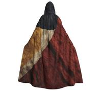 UYHhgqw The Old German Flag Halloween Witch Costume - Men'S And Women'S Hooded Cloak - Horror Horror Halloween Costume - Cosplay Costume