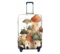 UYHhgqw The Secret of Mushroom House Durable Luggage Cover Suitcase Protector Anti-Scratch Luggage Cover Fits 18-32inch Luggage