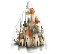 UYHhgqw The Secret Of Mushroom House Halloween Witch Costume - Men'S And Women'S Hooded Cloak - Horror Horror Halloween Costume - Cosplay Costume