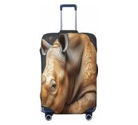 UYHhgqw The Secret of Rhinoceros Durable Luggage Cover Suitcase Protector Anti-Scratch Luggage Cover Fits 18-32inch Luggage