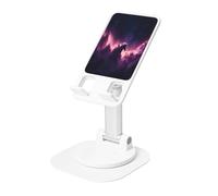 UYHhgqw Universal Phone Stand, Adjustable Desk Mount for iPhone, Cell Phones & Tablets, 360° Rotatable, Angels in the Polar Night