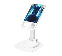 UYHhgqw Universal Phone Stand, Adjustable Desk Mount for iPhone, Cell Phones & Tablets, 360° Rotatable, Fierce leopard