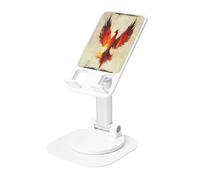 UYHhgqw Universal Phone Stand, Adjustable Desk Mount for iPhone, Cell Phones & Tablets, 360° Rotatable, Fire Phoenix