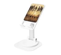 UYHhgqw Universal Phone Stand, Adjustable Desk Mount for iPhone, Cell Phones & Tablets, 360° Rotatable, Leisurely herd of cattle