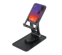 UYHhgqw Universal Phone Stand, Adjustable Desk Mount for iPhone, Cell Phones & Tablets, 360° Rotatable lingering light of the setting sun