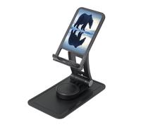 UYHhgqw Universal Phone Stand, Adjustable Desk Mount for iPhone, Cell Phones & Tablets, 360° Rotatable Lonely polar bear