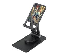 UYHhgqw Universal Phone Stand, Adjustable Desk Mount for iPhone, Cell Phones & Tablets, 360° Rotatable Qilin Secret Language