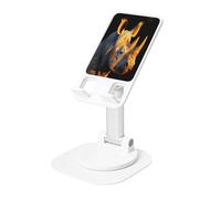 UYHhgqw Universal Phone Stand, Adjustable Desk Mount for iPhone, Cell Phones & Tablets, 360° Rotatable, Rhinoceros under Sunset